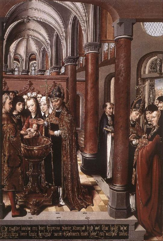 COTER, Colijn de Baptism of St Libertus fh France oil painting art